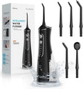 Cordless Rechargeable Water Dental Flosser Oral Irrigator with 5 Modes & 5 Tips