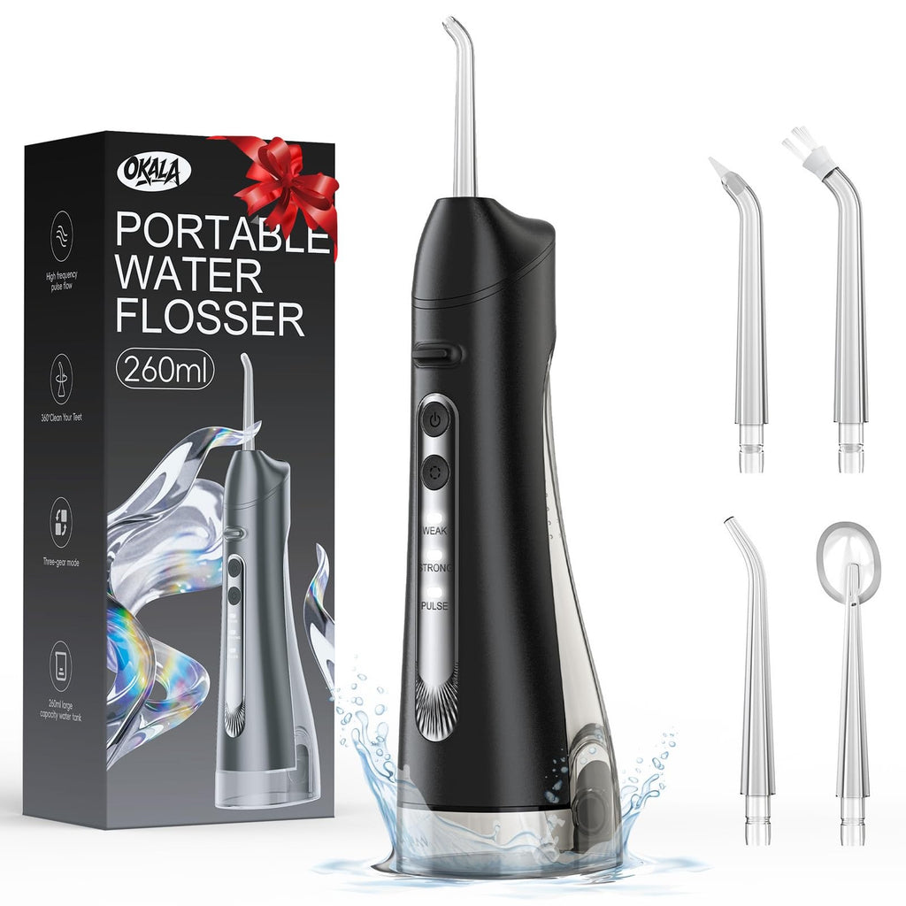 Water Flossers for Teeth-Rechargeable Water Flosser Cordless 3 Modes