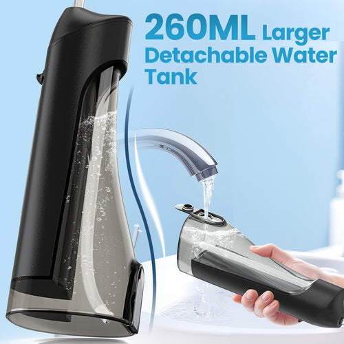 Water Flossers for Teeth-Rechargeable Water Flosser Cordless 3 Modes